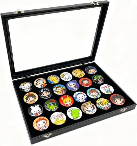 Enamel pin display case - enamel, case,