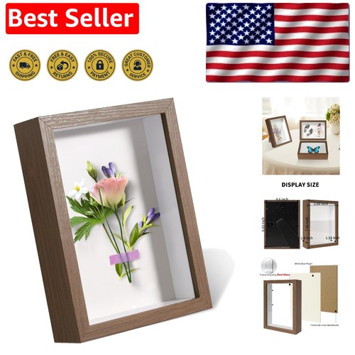 Elegant walnut shadow - shadow, box