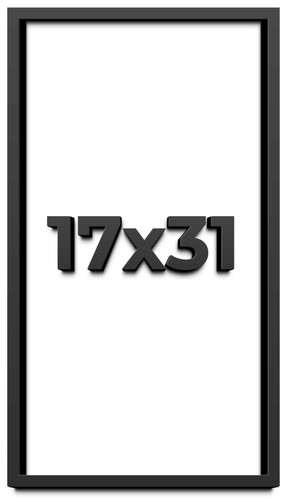 17x31 shadow box - 17x31, frame