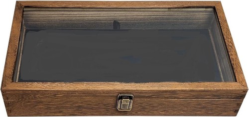 Gun display case - display, brown