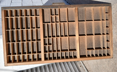 Vintage printers type drawer - printers,