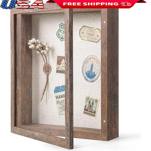 Rustic shadow box magnetic - rustic, w/